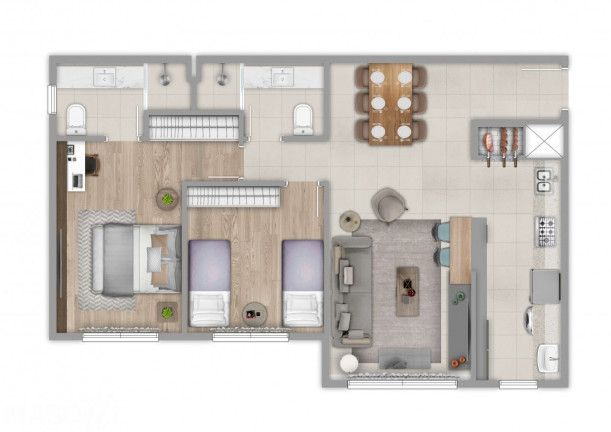Imagem Apartamento com 1 Quarto à Venda, 5.056 m² em Carniel - Gramado
