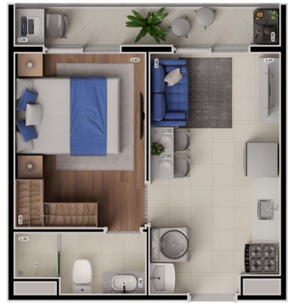Imagem Apartamento com 2 Quartos à Venda, 33 m² em Jardim Bonfiglioli - São Paulo Imagem Apartamento com 2 Quartos à Venda, 33 m² em Jardim Bonfiglioli - São Paulo