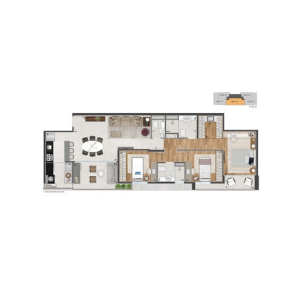 Imagem Apartamento com 2 Quartos à Venda, 60 m² em Jardim Paulista - São Paulo