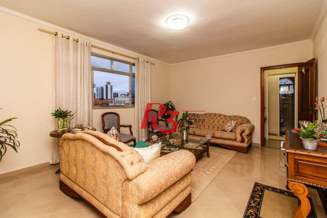 Apartamento com 3 Quartos à Venda, 98 m² em Embaré - Santos