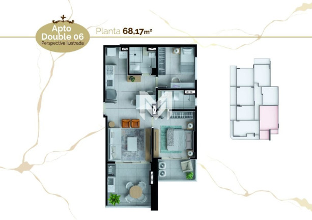 Imagem Apartamento com 1 Quarto à Venda, 50 m² em Umarizal - Belém Imagem Apartamento com 1 Quarto à Venda, 50 m² em Umarizal - Belém