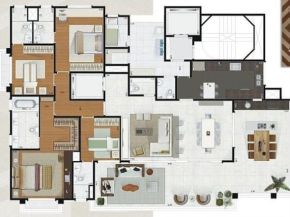 Imagem Imóvel com 4 Quartos à Venda, 353 m² em Ibirapuera - Sao Paulo