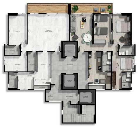 Imagem Apartamento com 2 Quartos à Venda, 83 m² em Manaíra - João Pessoa Imagem Apartamento com 2 Quartos à Venda, 83 m² em Manaíra - João Pessoa