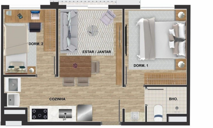 Imagem Apartamento com 2 Quartos à Venda, 33 m² em Tatuapé - São Paulo