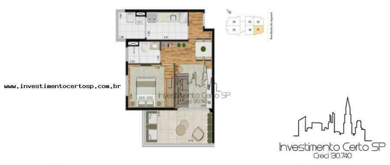 Imagem Apartamento com 1 Quarto à Venda, 51 m² em Cambuci - São Paulo Imagem Apartamento com 1 Quarto à Venda, 51 m² em Cambuci - São Paulo