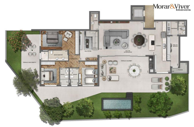 Imagem Cobertura com 3 Quartos à Venda, 302 m² em Hugo Lange - Curitiba