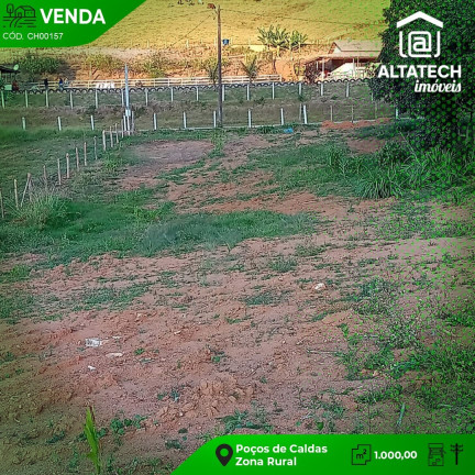 Imóvel à Venda, 1.000 m² em Zona Rural - Poços De Caldas