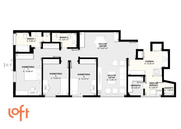 Imagem Apartamento com 3 Quartos à Venda, 106 m² em Itaim Bibi - São Paulo