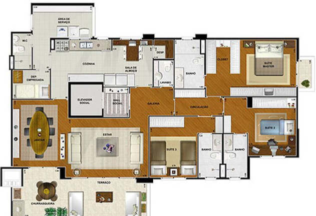 Imagem Apartamento com 3 Quartos à Venda, 149 m² em Paraíso - São Paulo