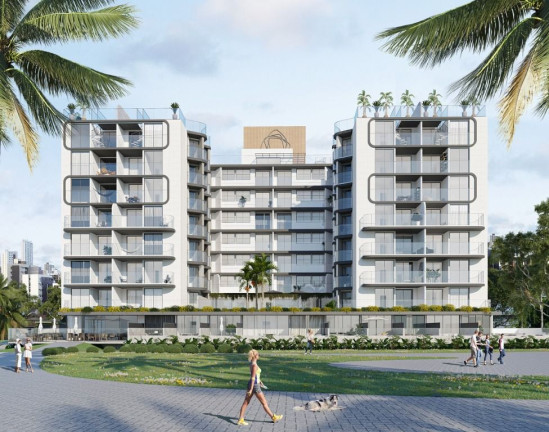 Imagem Studio com 1 Quarto à Venda, 41 m² em Intermares - Cabedelo