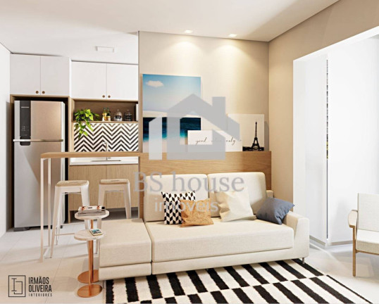Imagem Apartamento com 2 Quartos à Venda, 48 m² em Vila Curuça - Santo André