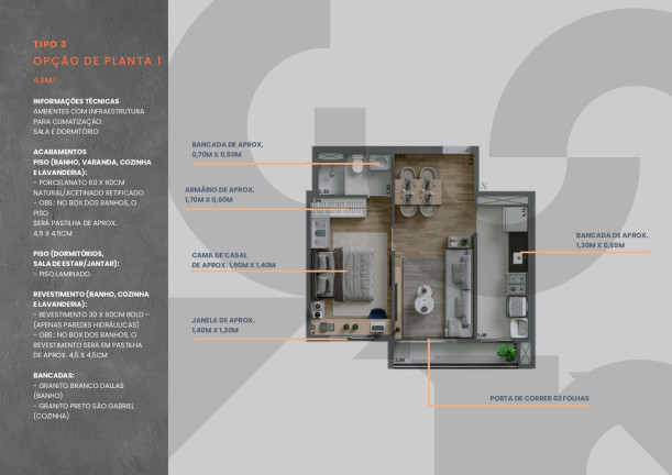 Imagem Imóvel com 1 Quarto à Venda, 43 m² em Quinta Da Primavera - Ribeirão Preto Imagem Imóvel com 1 Quarto à Venda, 43 m² em Quinta Da Primavera - Ribeirão Preto