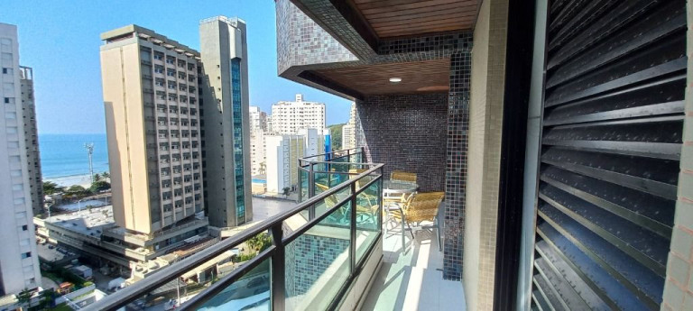 Apartamento com 2 Quartos para Alugar, 107 m² em Astúrias - Guarujá