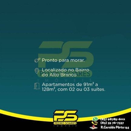 Apartamento com 3 Quartos à Venda, 93 m² em Lauritzen - Campina Grande