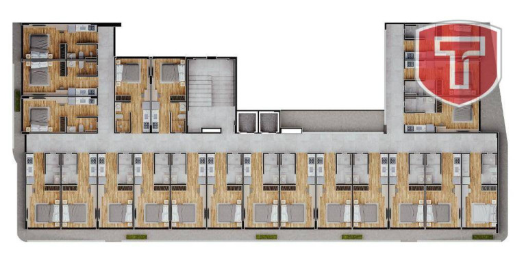Imagem Apartamento com 1 Quarto à Venda, 20 m² em Ponta De Campina - Cabedelo