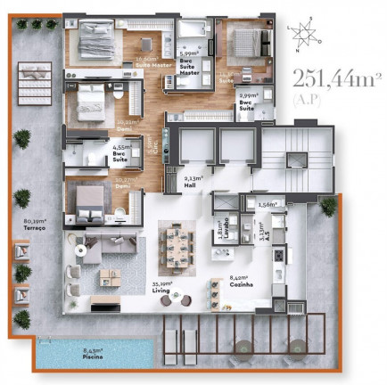 Imagem Imóvel com 4 Quartos à Venda, 152 m² em Centro - Balneário Camboriú