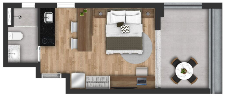 Imagem Imóvel com 1 Quarto à Venda, 27 m² em Jardins - São Paulo Imagem Imóvel com 1 Quarto à Venda, 27 m² em Jardins - São Paulo