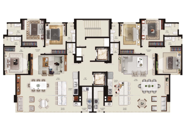 Imagem Apartamento com 3 Quartos à Venda, 130 m² em Meia Praia - Itapema Imagem Apartamento com 3 Quartos à Venda, 130 m² em Meia Praia - Itapema