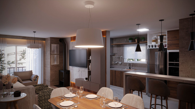 Imagem Imóvel com 2 Quartos à Venda, 90 m² em Avenida Central - Gramado