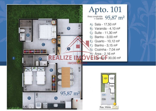 Imagem Apartamento com 2 Quartos à Venda, em Palmeiras - Cabo Frio Imagem Apartamento com 2 Quartos à Venda, em Palmeiras - Cabo Frio