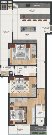 Imagem Apartamento com 3 Quartos à Venda, 88 m² em Saguaçu - Joinville