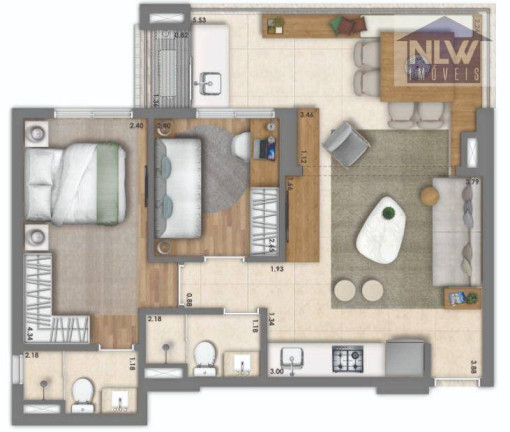 Imagem Apartamento com 2 Quartos à Venda, 63 m² em Vila Mariana - São Paulo