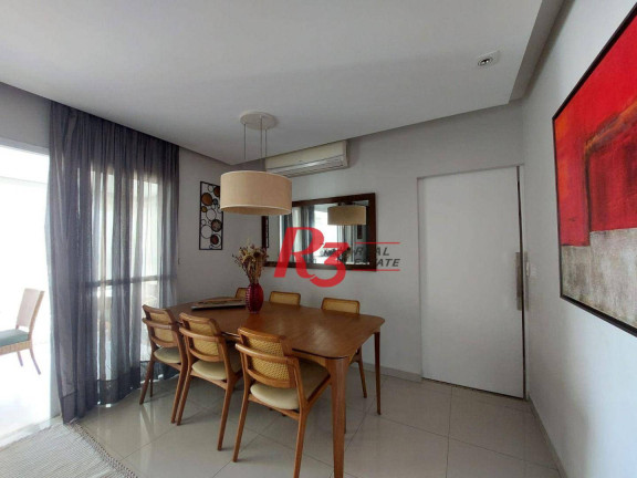 Imagem Apartamento com 3 Quartos para Alugar, 111 m² em Ponta Da Praia - Santos