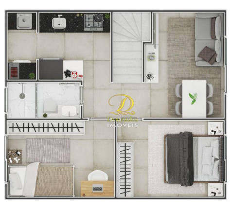 Imagem Casa com 2 Quartos à Venda, 52 m² em Vila Guilhermina - Praia Grande Imagem Casa com 2 Quartos à Venda, 52 m² em Vila Guilhermina - Praia Grande