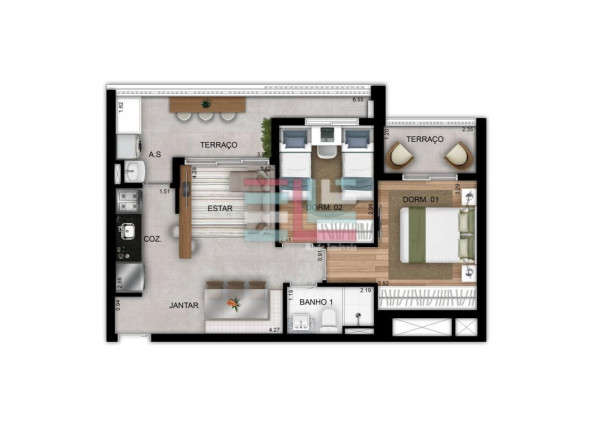 Imagem Imóvel com 2 Quartos à Venda, 56 m² em Saúde - São Paulo