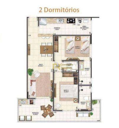 Imagem Apartamento com 2 Quartos à Venda, 84 m² em Tupi - Praia Grande Imagem Apartamento com 2 Quartos à Venda, 84 m² em Tupi - Praia Grande