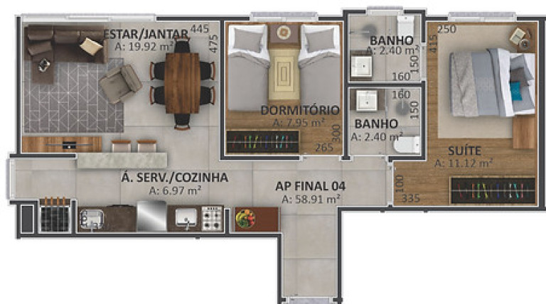 Imagem Apartamento com 3 Quartos à Venda, 99 m² em Zona Nova - Capão Da Canoa