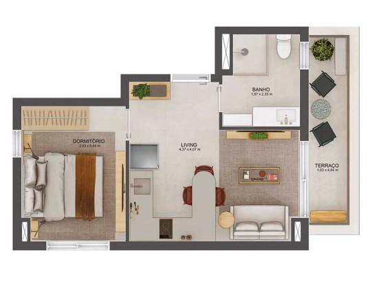 Imagem Apartamento com 1 Quarto à Venda, 37 m² em Ibirapuera - São Paulo Imagem Apartamento com 1 Quarto à Venda, 37 m² em Ibirapuera - São Paulo