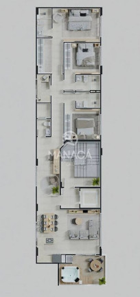 Imagem Apartamento com 3 Quartos à Venda, 126 m² em Centro - Balneário Piçarras
