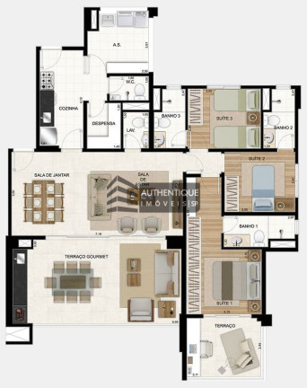 Imagem Apartamento com 3 Quartos à Venda, 135 m² em Tatuapé - São Paulo