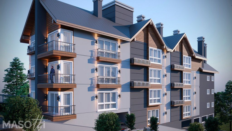 Imagem Apartamento com 1 Quarto à Venda, 5.469 m² em Avenida Central - Gramado Imagem Apartamento com 1 Quarto à Venda, 5.469 m² em Avenida Central - Gramado