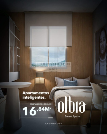 Imagem Flat com 1 Quarto à Venda, 11 m² em Centro - Campinas