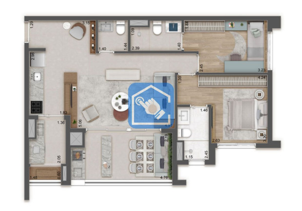 Imagem Apartamento com 3 Quartos à Venda, 82 m² em Alto Da Moóca - São Paulo Imagem Apartamento com 3 Quartos à Venda, 82 m² em Alto Da Moóca - São Paulo