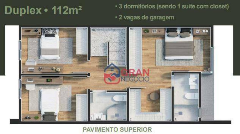 Imagem Sobrado com 3 Quartos à Venda, 112 m² em Abranches - Curitiba Imagem Sobrado com 3 Quartos à Venda, 112 m² em Abranches - Curitiba