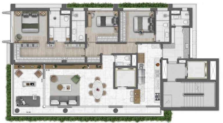 Imagem Apartamento com 3 Quartos à Venda, 178 m² em Jardins - São Paulo Imagem Apartamento com 3 Quartos à Venda, 178 m² em Jardins - São Paulo