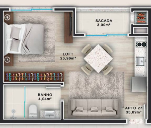 Imagem Apartamento com 1 Quarto à Venda, 35 m² em Bombas - Bombinhas Imagem Apartamento com 1 Quarto à Venda, 35 m² em Bombas - Bombinhas
