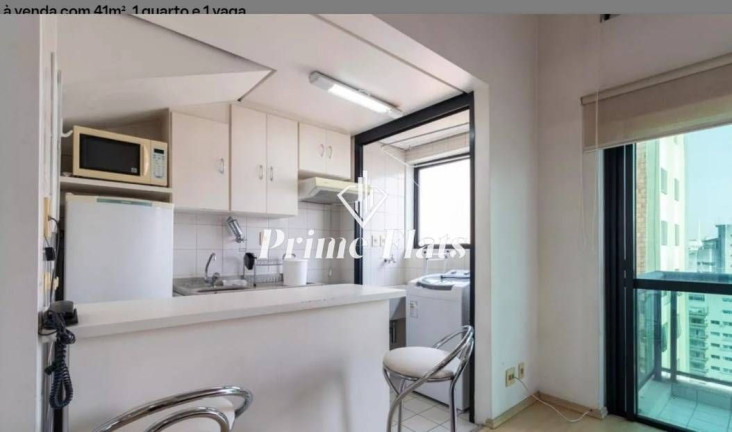 Imagem Apartamento com 1 Quarto para Alugar, 42 m² em Moema - São Paulo