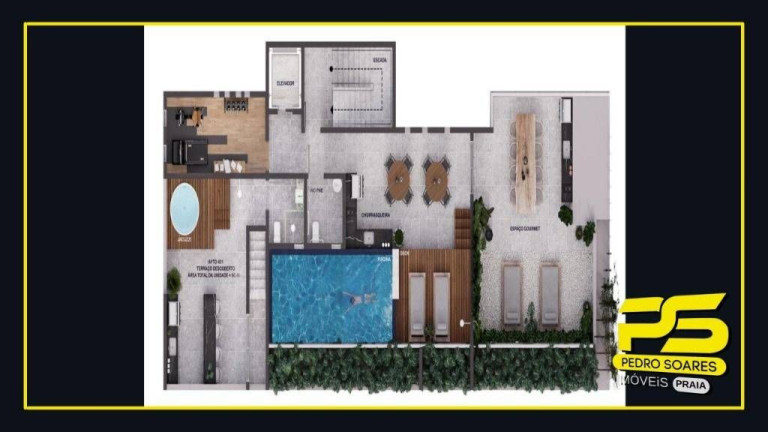 Imagem Apartamento com 1 Quarto à Venda, 24 m² em Intermares - Cabedelo