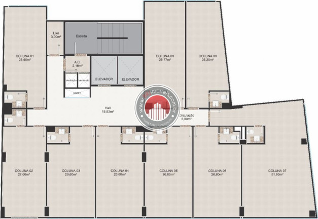 Imagem Sala Comercial à Venda, 52 m² em Moqueta - Nova Iguaçu Imagem Sala Comercial à Venda, 52 m² em Moqueta - Nova Iguaçu