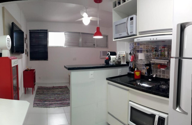 Imagem Imóvel com 1 Quarto à Venda, 22 m² em Itararé - São Vicente Imagem Imóvel com 1 Quarto à Venda, 22 m² em Itararé - São Vicente