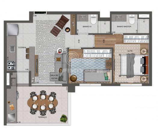 Imagem Apartamento com 2 Quartos à Venda, 68 m² em Jardim Prudência - São Paulo