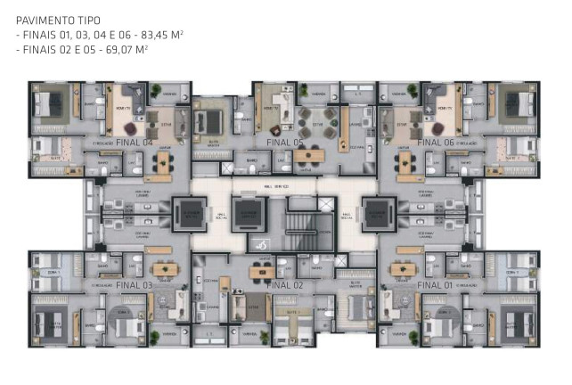 Imagem Imóvel com 3 Quartos à Venda, 83 m² em Jardim Botânico - Ribeirão Preto Imagem Imóvel com 3 Quartos à Venda, 83 m² em Jardim Botânico - Ribeirão Preto