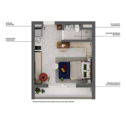 Imagem Apartamento com 2 Quartos à Venda, 61 m² em Higienópolis - São Paulo Imagem Apartamento com 2 Quartos à Venda, 61 m² em Higienópolis - São Paulo