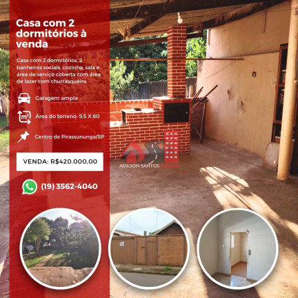 Imagem Casa com 2 Quartos à Venda, 760 m² em Centro - Pirassununga Imagem Casa com 2 Quartos à Venda, 760 m² em Centro - Pirassununga