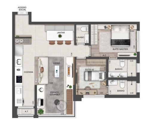 Imagem Apartamento com 3 Quartos à Venda, 185 m² em Brooklin Paulista - São Paulo Imagem Apartamento com 3 Quartos à Venda, 185 m² em Brooklin Paulista - São Paulo