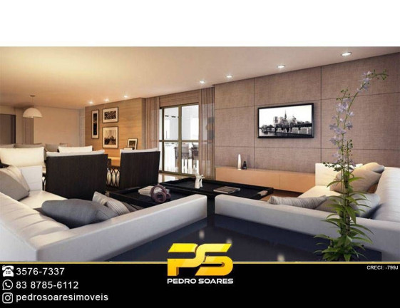 Imagem Apartamento com 5 Quartos à Venda, 414 m² em Altiplano Cabo Branco - João Pessoa
